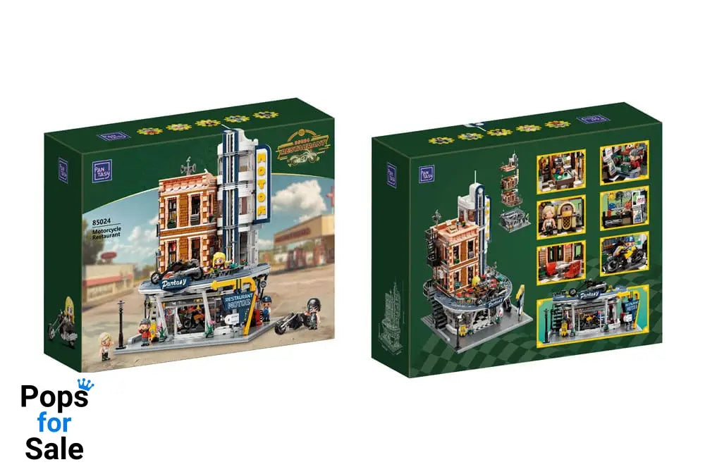 Pantasy Original Construction Set Motorcycle Restaurant Construction kits