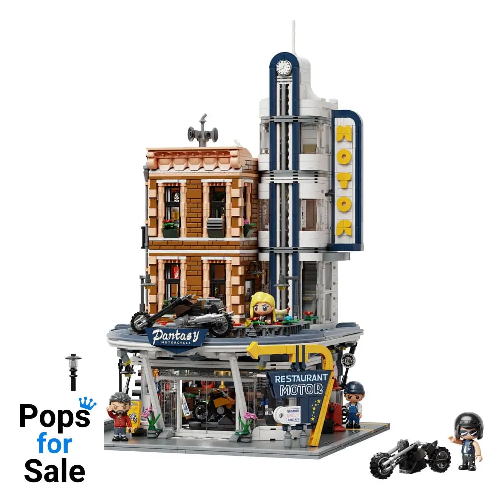 Pantasy Original Construction Set Motorcycle Restaurant