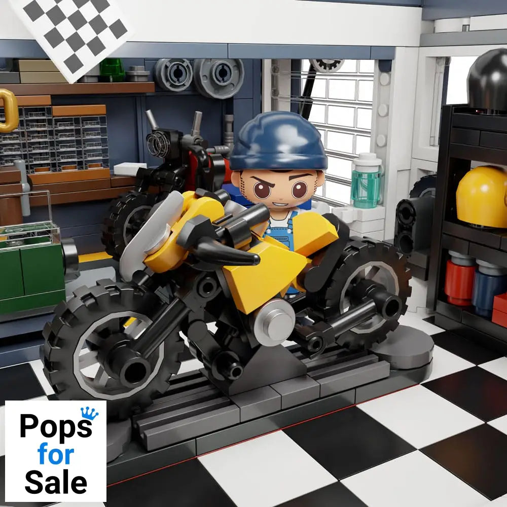 Pantasy Original Construction Set Motorcycle Restaurant Construction kits