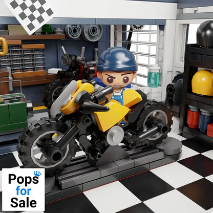 Pantasy Original Construction Set Motorcycle Restaurant