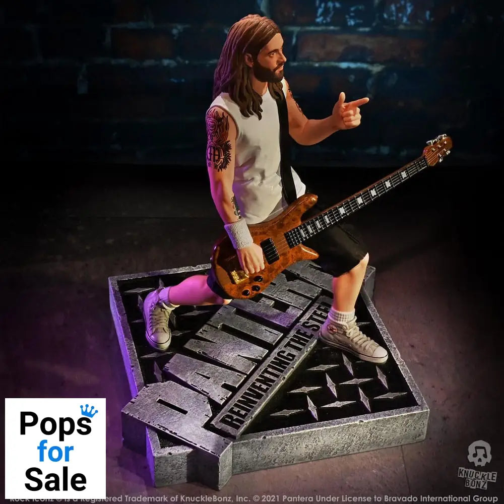 Pantera Rock Iconz Statue Rex Brown (Reinventing the Steel) 22 cm