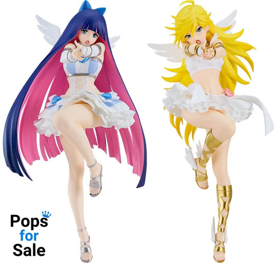 Panty & Stocking with Garterbelt Pop Up Parade PVC Statues 2-Pack Panty & Stocking Set: Repent Ver. L Size 21 cm