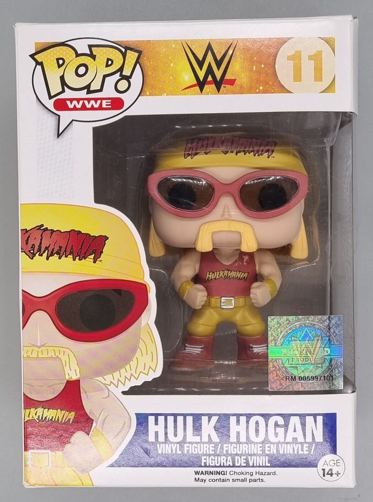 11 Hulk Hogan - WWE - Funko POP - Box Damaged