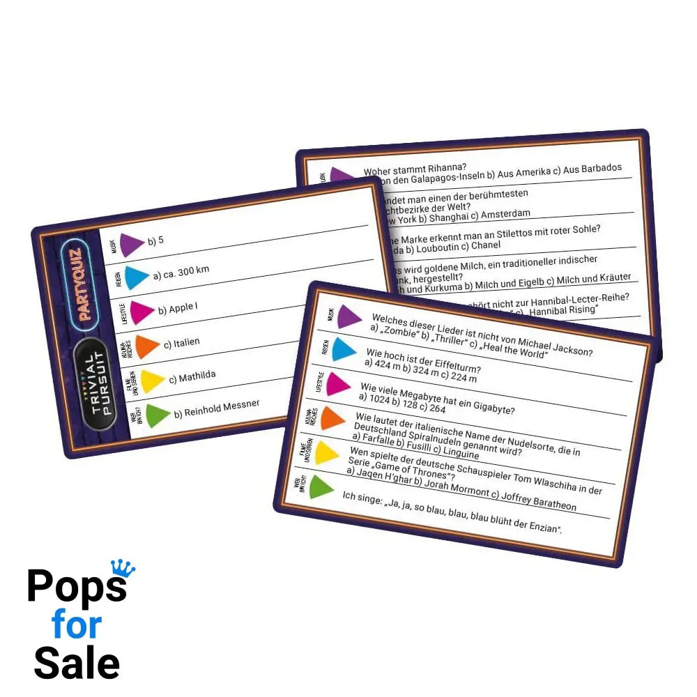 Party Quiz Card Game Trivial Pursuit Vol. 1 *German Version*