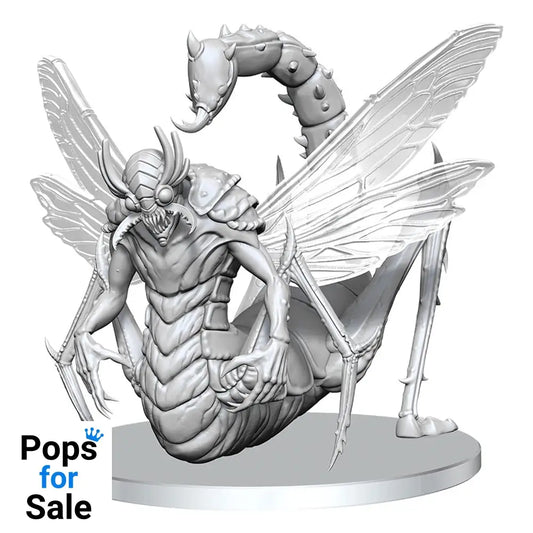 Pathfinder Deep Cuts Unpainted Miniature Derakni (Locust Demon) Miniature Gaming
