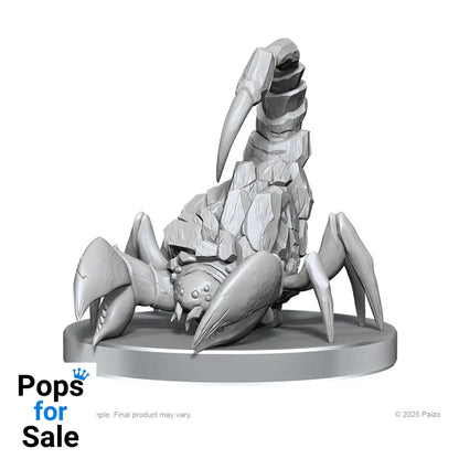 Pathfinder Deep Cuts Unpainted Miniatures Cave Scorpion & Hunting Spider