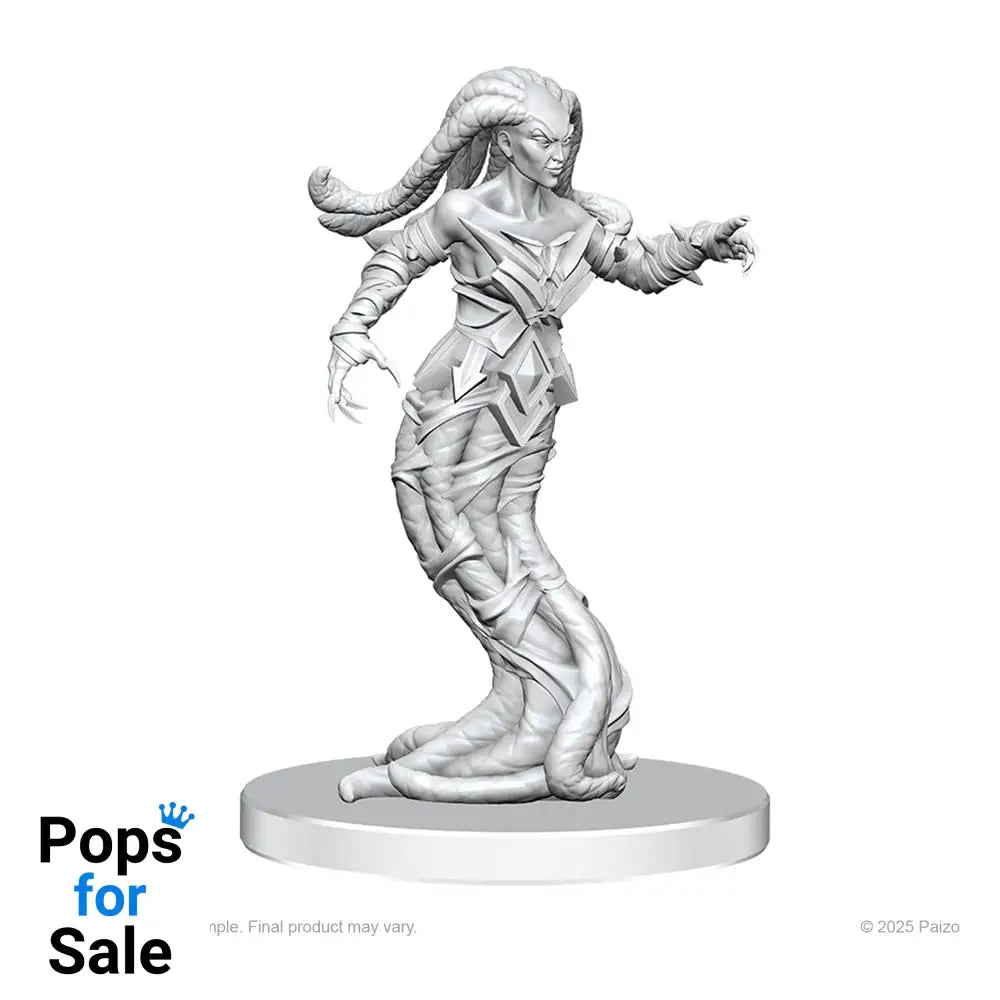 Pathfinder Deep Cuts Unpainted Miniatures Gylou (Handmaiden Devil) & Ferrugon (Rust Devil)