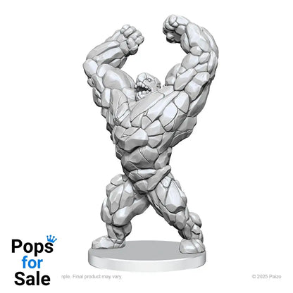 Pathfinder Deep Cuts Unpainted Miniatures Living Landslide & Living Wildfire