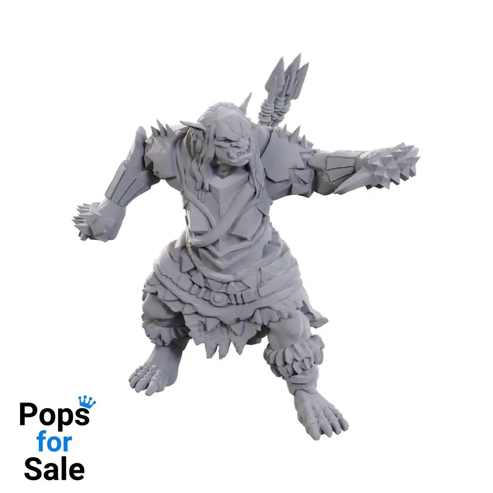 Pathfinder Deep Cuts Unpainted Miniatures Orc Brute