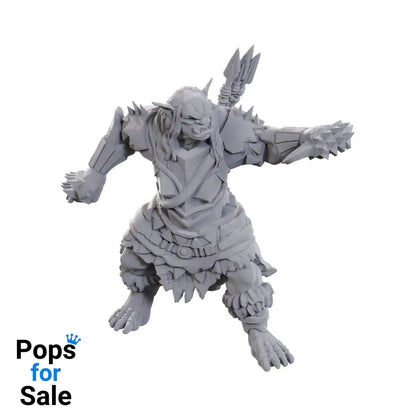 Pathfinder Deep Cuts Unpainted Miniatures Orc Brute Miniature Gaming & Tabletop