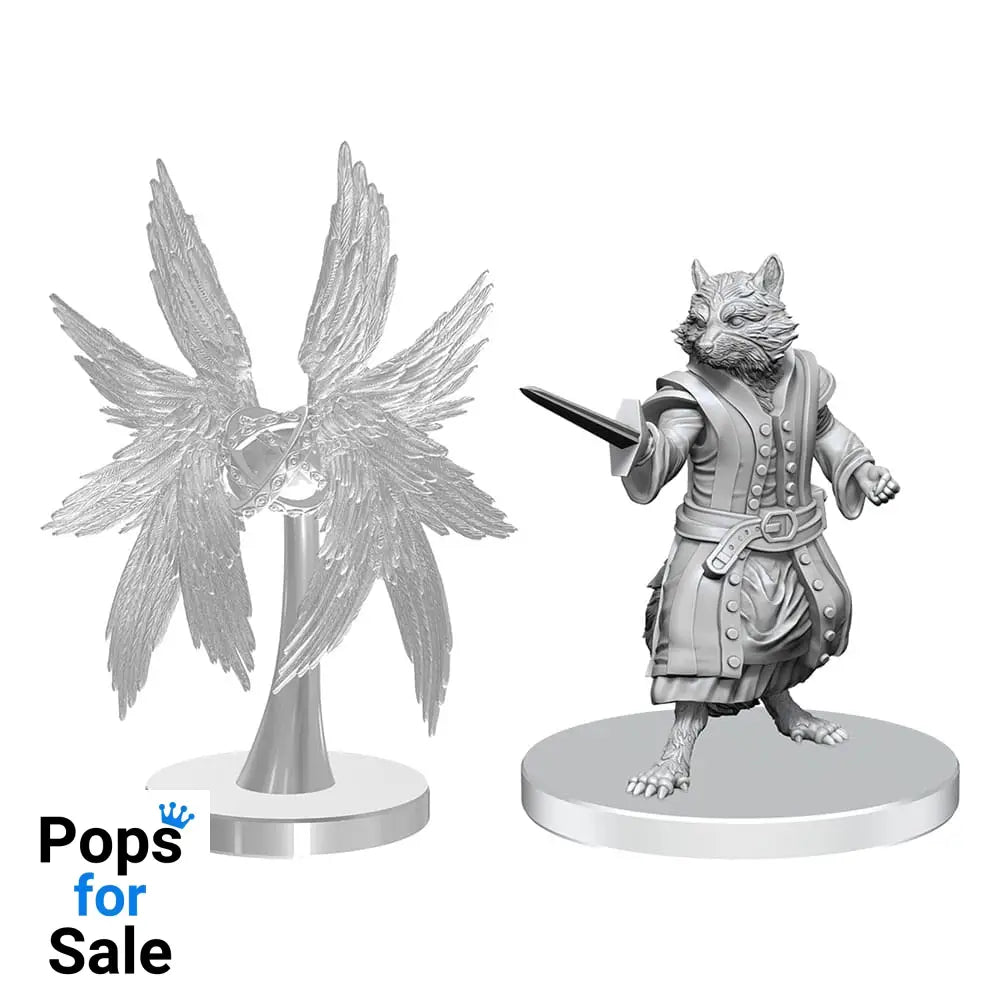 Pathfinder Deep Cuts Unpainted Miniatures Procyal (Raccoon Agathion) & Zoaem (Ring Archon)