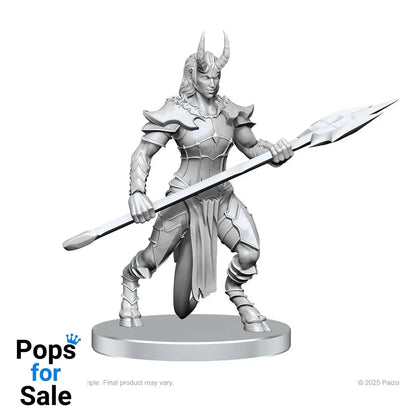 Pathfinder Deep Cuts Unpainted Miniatures Vordine (Infantry Devil) & Pitborn Rogue