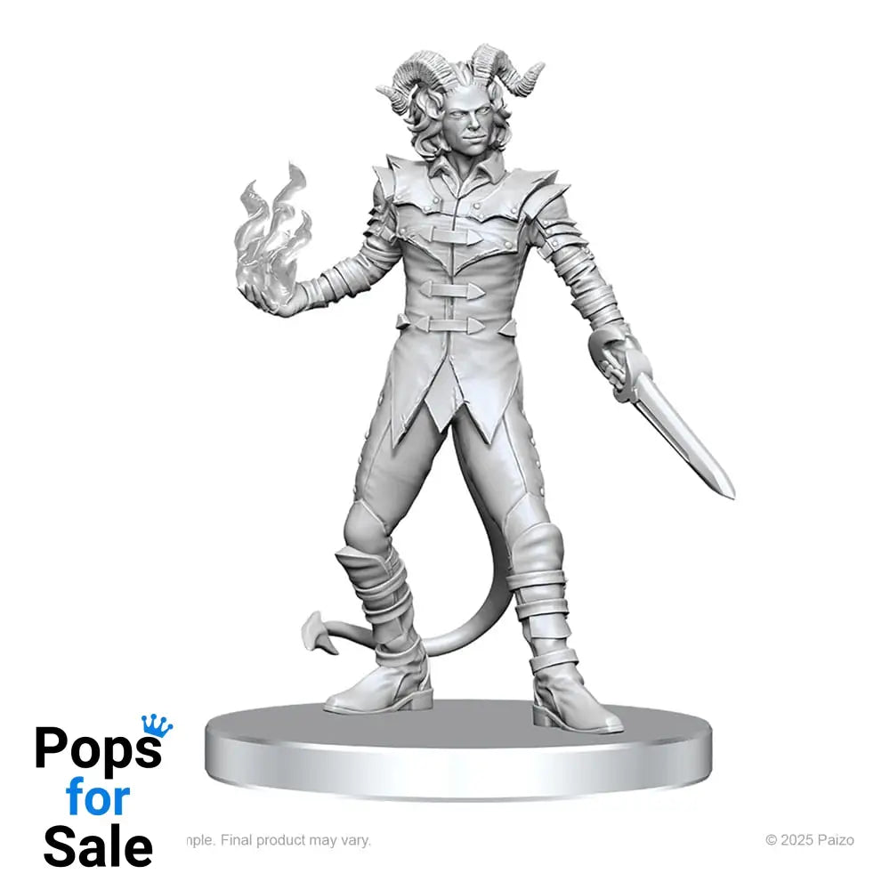 Pathfinder Deep Cuts Unpainted Miniatures Vordine (Infantry Devil) & Pitborn Rogue