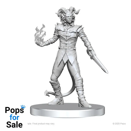 Pathfinder Deep Cuts Unpainted Miniatures Vordine (Infantry Devil) & Pitborn Rogue