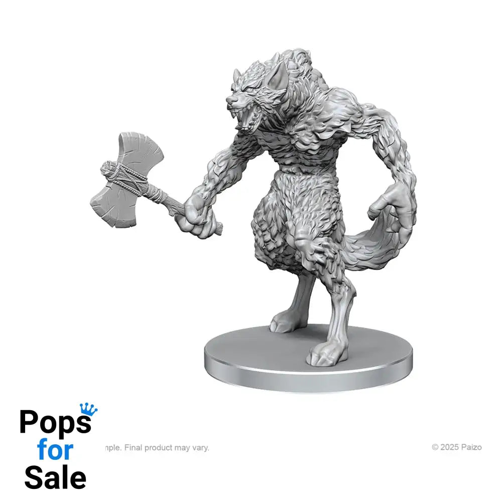 Pathfinder Deep Cuts Unpainted Miniatures Werewolf & Wereboar