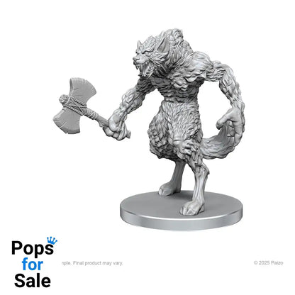 Pathfinder Deep Cuts Unpainted Miniatures Werewolf & Wereboar