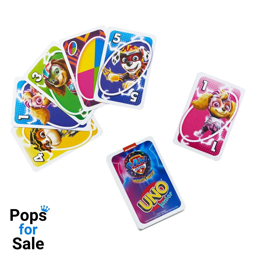 PAW Patrol: The Mighty Movie Card Game UNO Junior