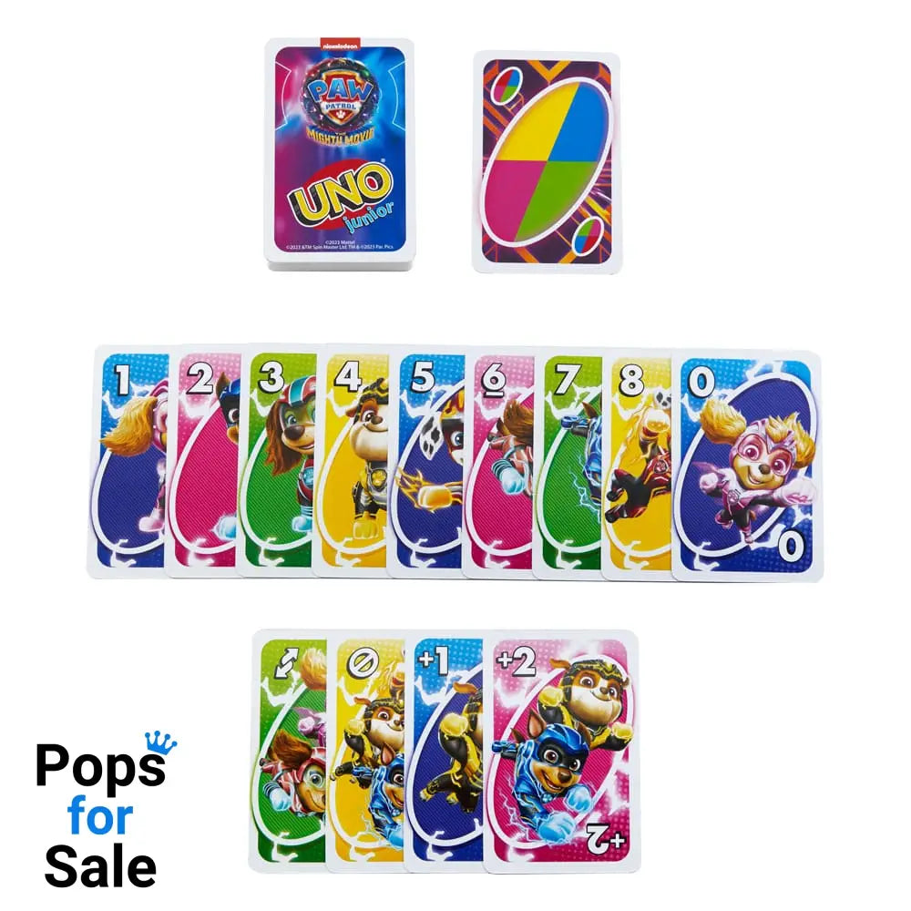 PAW Patrol: The Mighty Movie Card Game UNO Junior