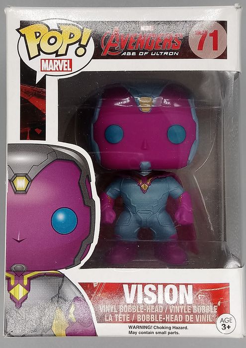 #71 Vision - Marvel Avengers Age Of Ultron - Box Damaged Funko POP