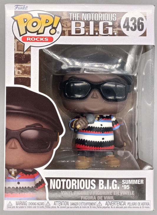 436 Notorious B.I.G - Beat The Summer Jam 95 - Box Damaged Funko POP