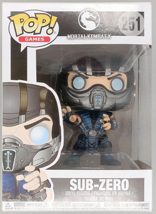 251 Sub-Zero - Mortal Kombat - Funko POP - Box Damaged