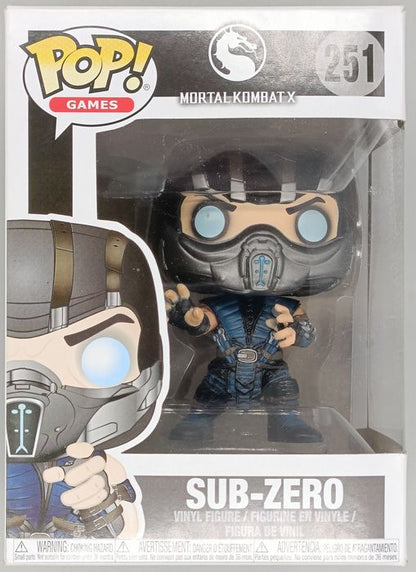 251 Sub-Zero - Mortal Kombat - Funko POP - Box Damaged