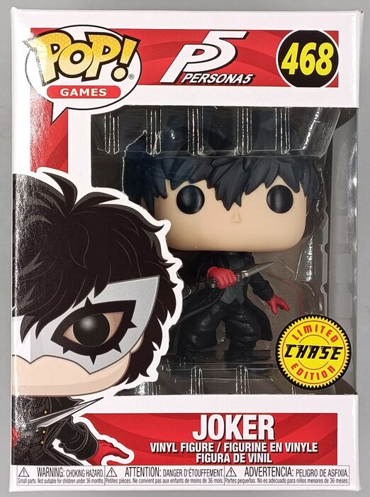 #468 Joker (Unmasked) - Chase - Persona 5 Funko POP