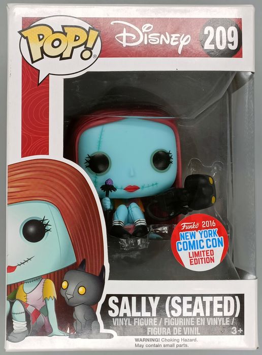 #209 Sally (Seated- w/ Cat) Disney TNBC - 2016 - Box Damaged Funko POP