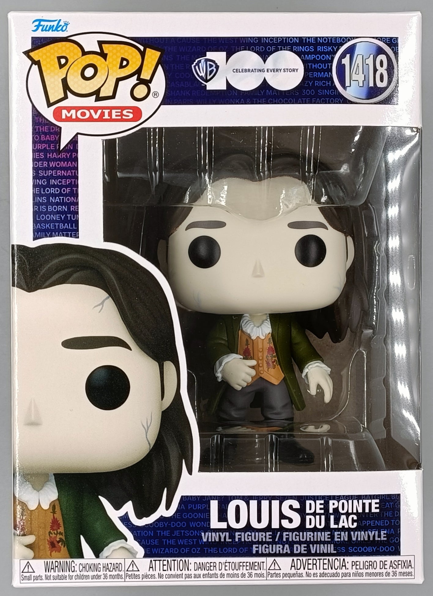 #1418 Louis de Pointe du Lac - Interview with a Vampire - Brand New Funko POP in Protector
