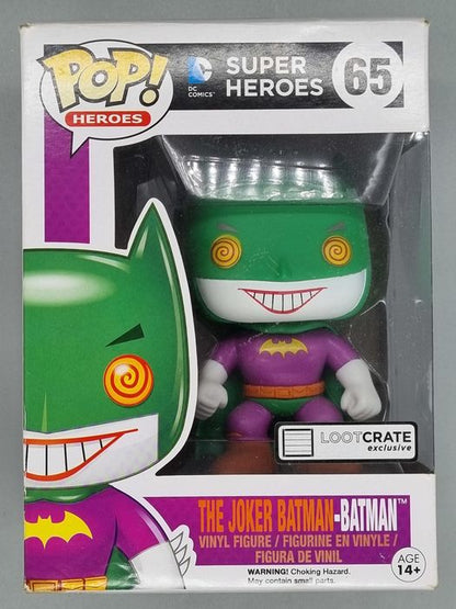 #65 The Joker Batman-Batman - DC Super Heroes - Box Damaged Funko POP