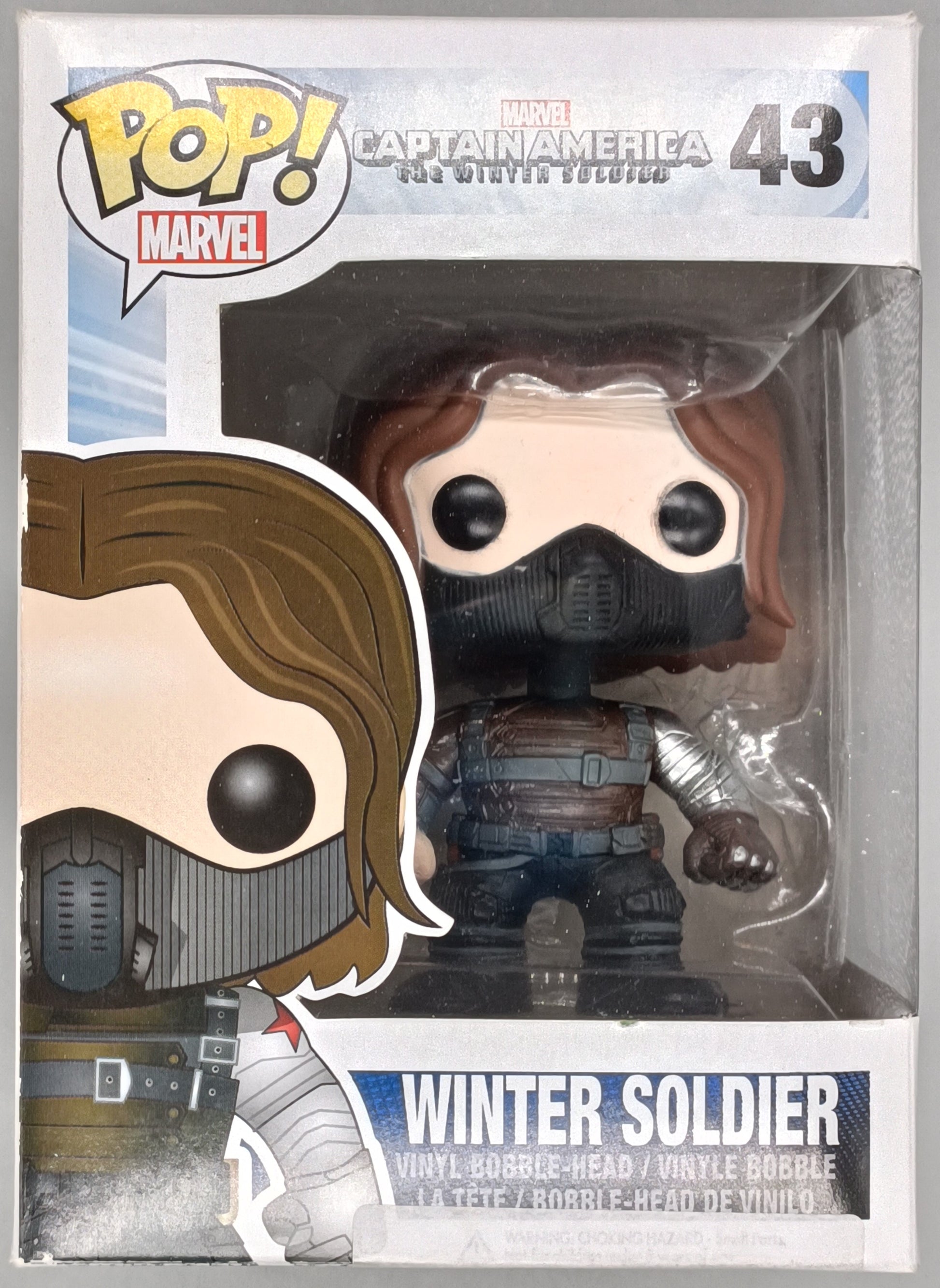 #43 Winter Soldier (Unmasked) Marvel Captain America Box Damaged Funko POP