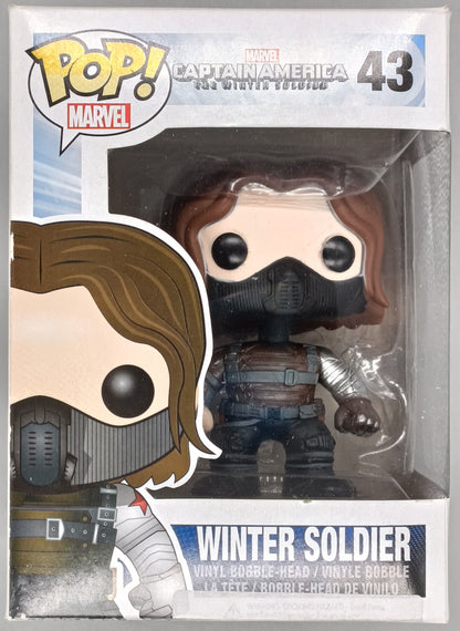 #43 Winter Soldier (Unmasked) Marvel Captain America Box Damaged Funko POP