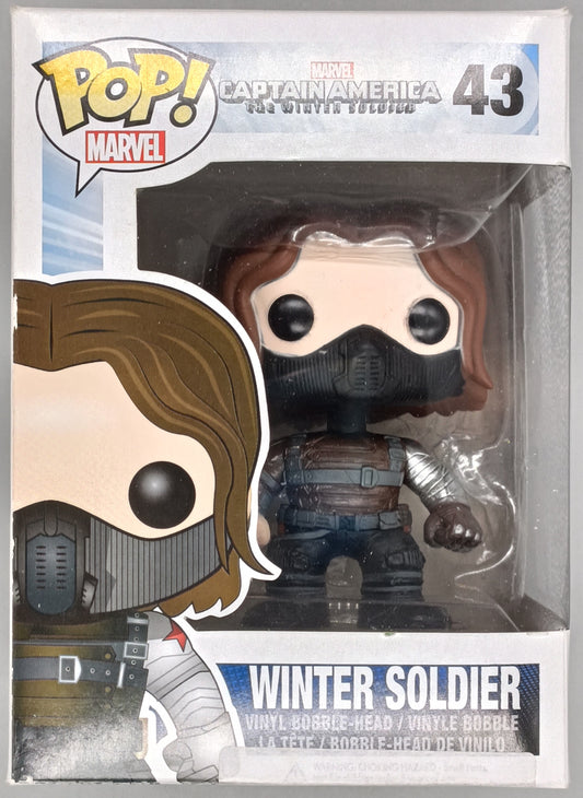 #43 Winter Soldier (Unmasked) Marvel Captain America Box Damaged Funko POP
