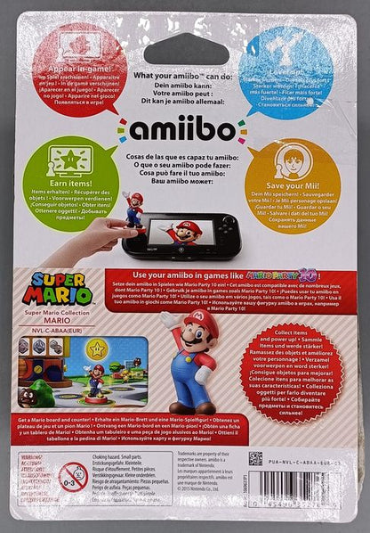 Nintendo amiibo Figure Mario amiibo - Super Mario Collection for Nintendo Wii-U - [No Box]