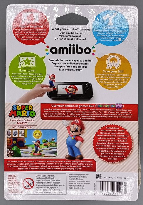 Nintendo amiibo Figure Mario amiibo - Super Mario Collection for Nintendo Wii-U - [No Box]