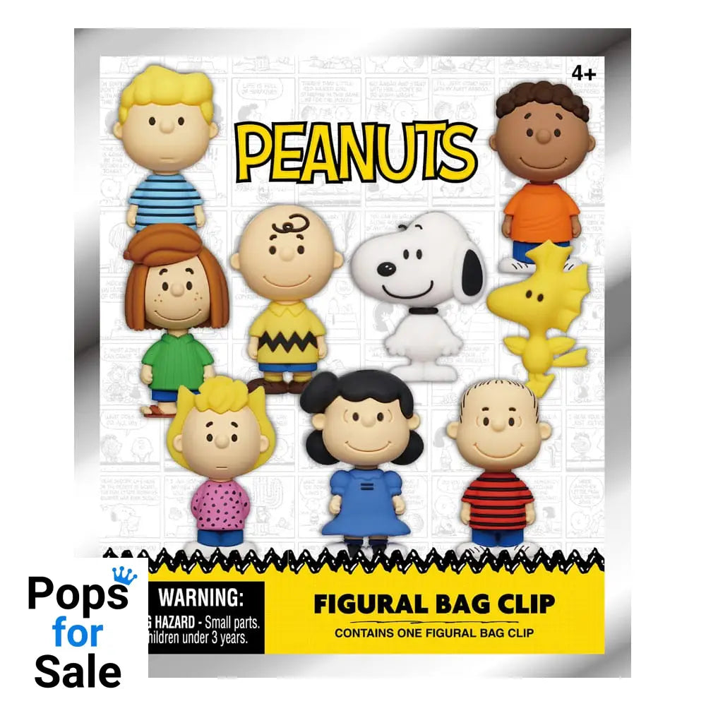 Peanuts 3D PVC Bag Clips Snoopy Series 1 Display (24)