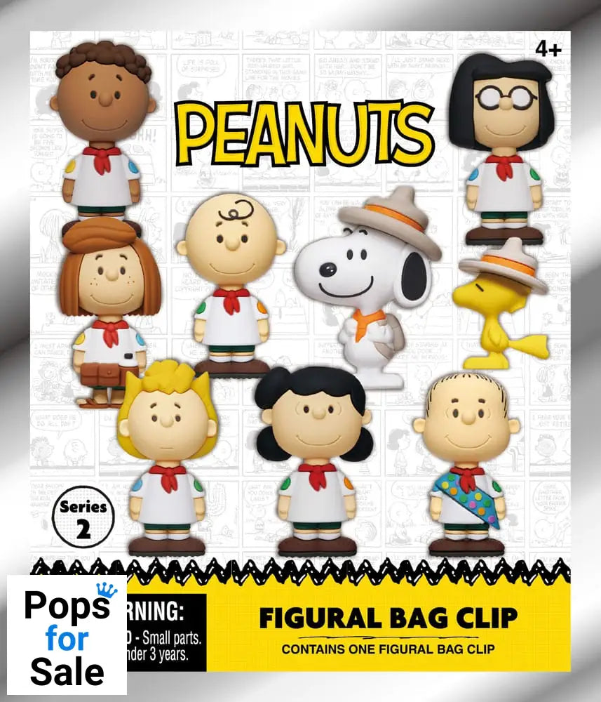 Peanuts 3D PVC Bag Clips Snoopy Series 2 Display (24)