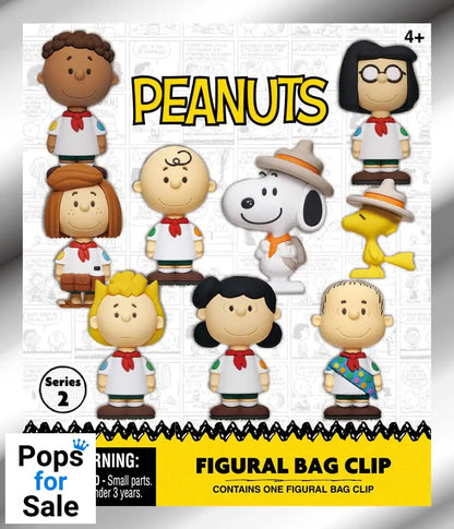 Peanuts 3D PVC Bag Clips Snoopy Series 2 Display (24)