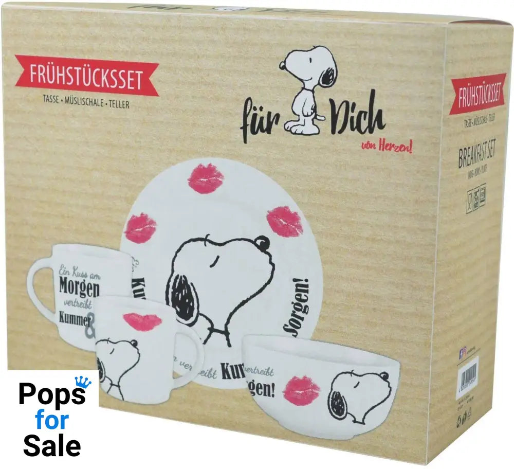 Peanuts Breakfast Set Snoopy