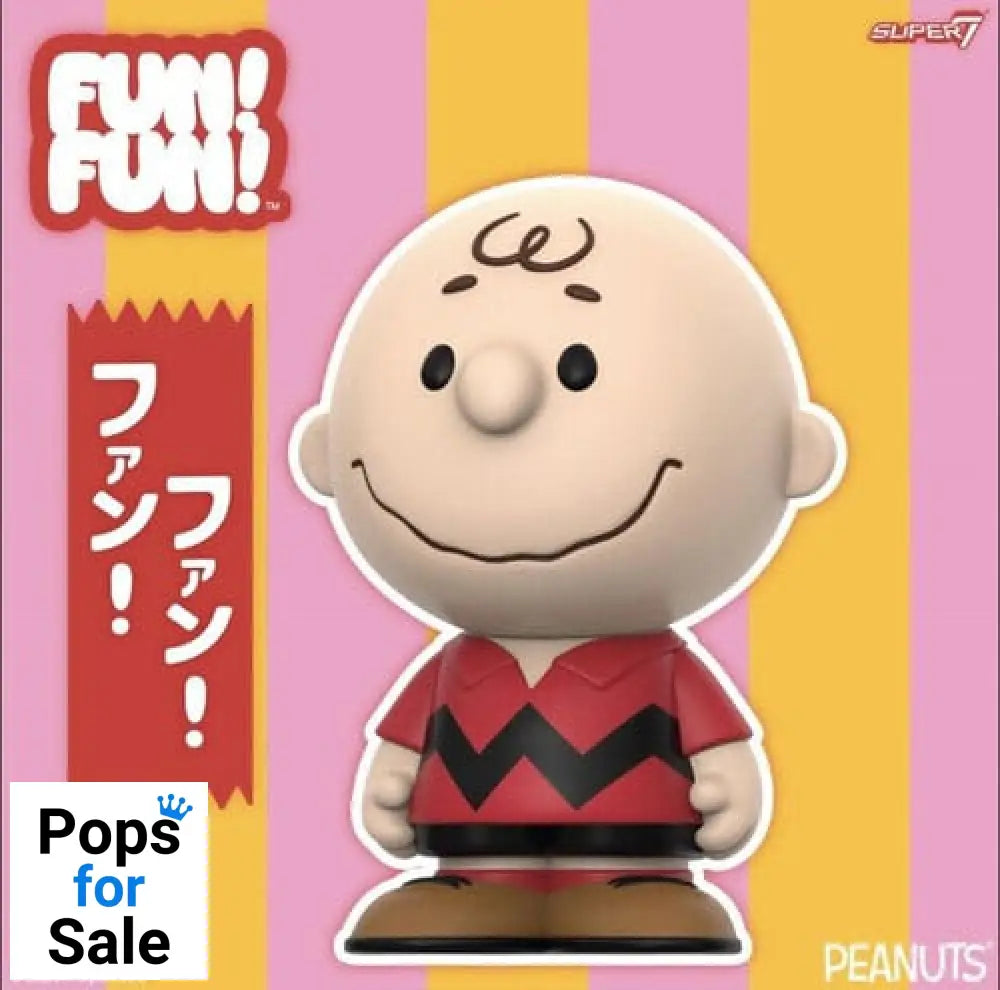 Peanuts FUN! FUN! Vinyl Action Figure Charlie Brown (Red Shirt) 13 cm