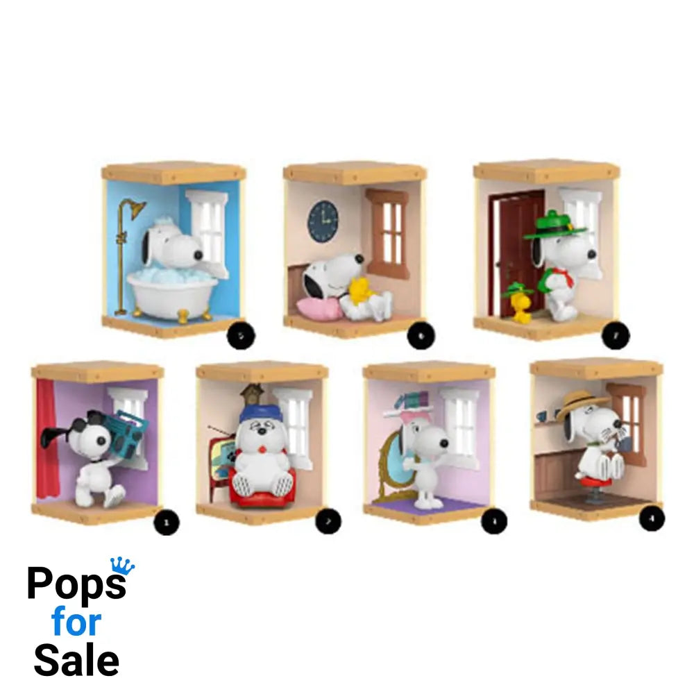Peanuts Hero Box Home Sweet Home Series Mini Figures Snoopy 8 cm Display (6)