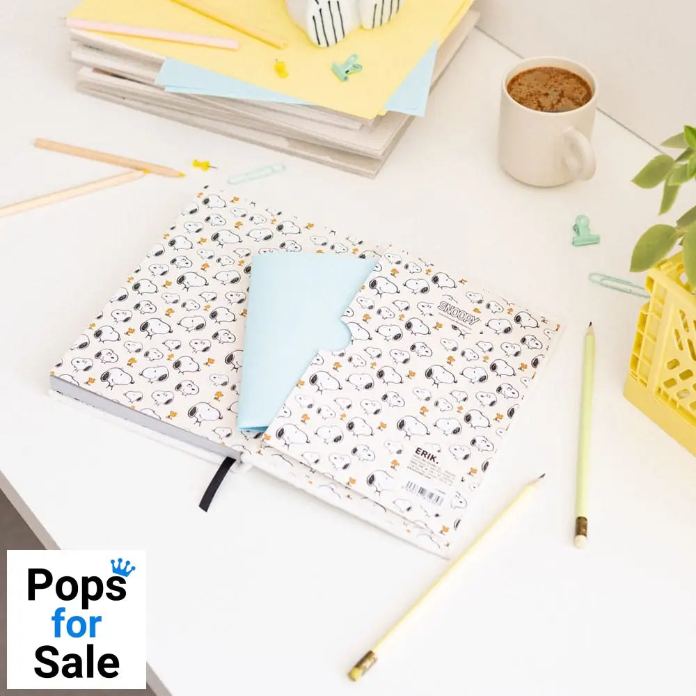 Peanuts Premium Plush Notebook A5 Snoopy