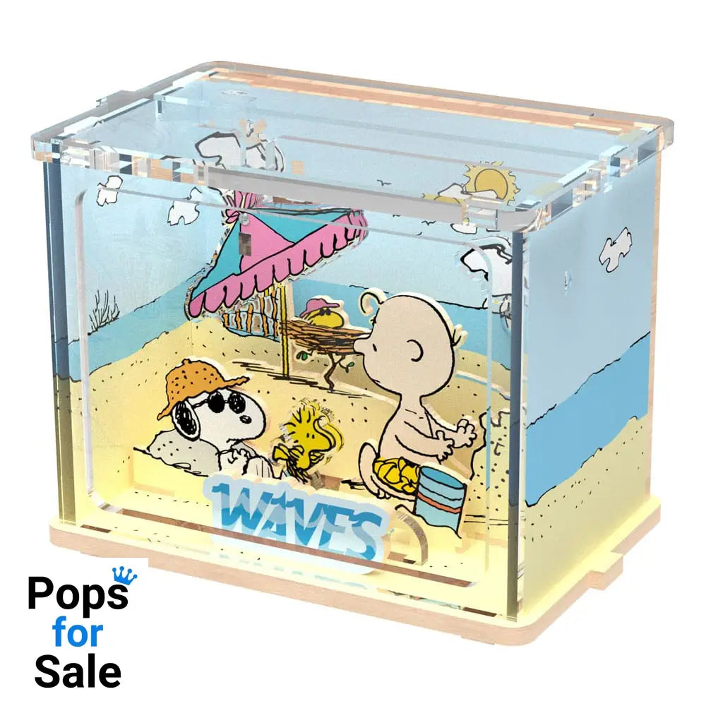 Peanuts Puremind DIY Construction Mini Scene Chilling at the Beach Model kits