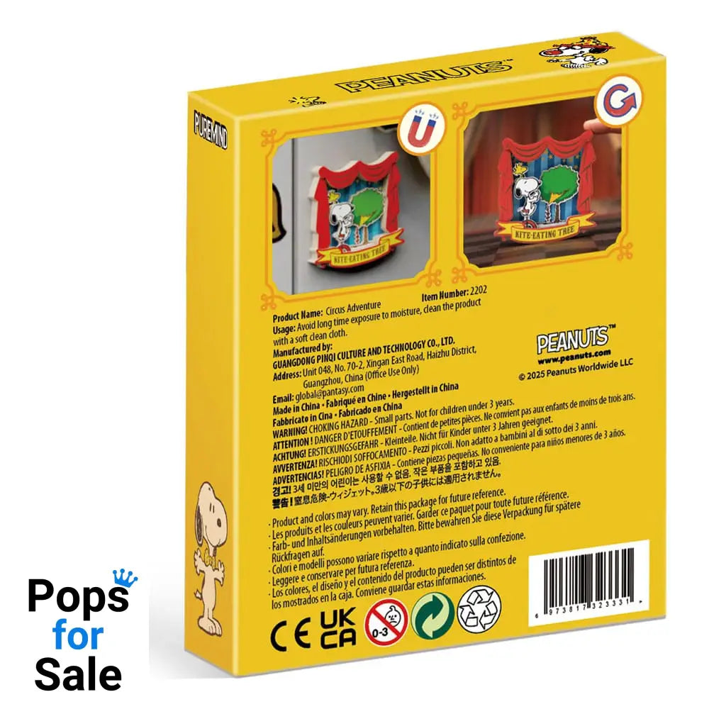 Peanuts Puremind Magnet Circus Adventure Magnets