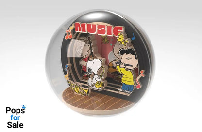 Peanuts Puremind Model Kit Globe Wooden Theater Globe Night of Music Model kits
