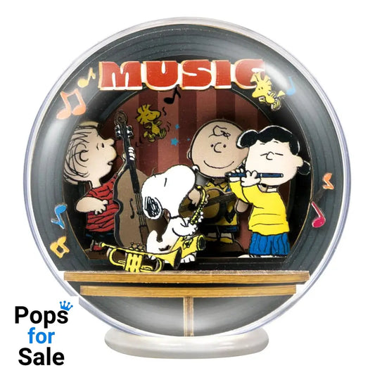 Peanuts Puremind Model Kit Globe Wooden Theater Globe Night of Music Model kits