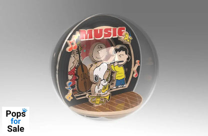 Peanuts Puremind Model Kit Globe Wooden Theater Globe Night of Music