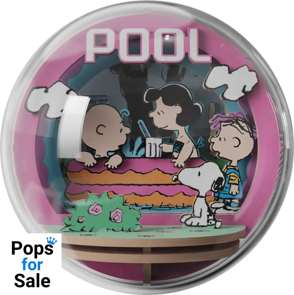 Peanuts Puremind Model Kit Wooden Theater Globe Cool Pool Model kits