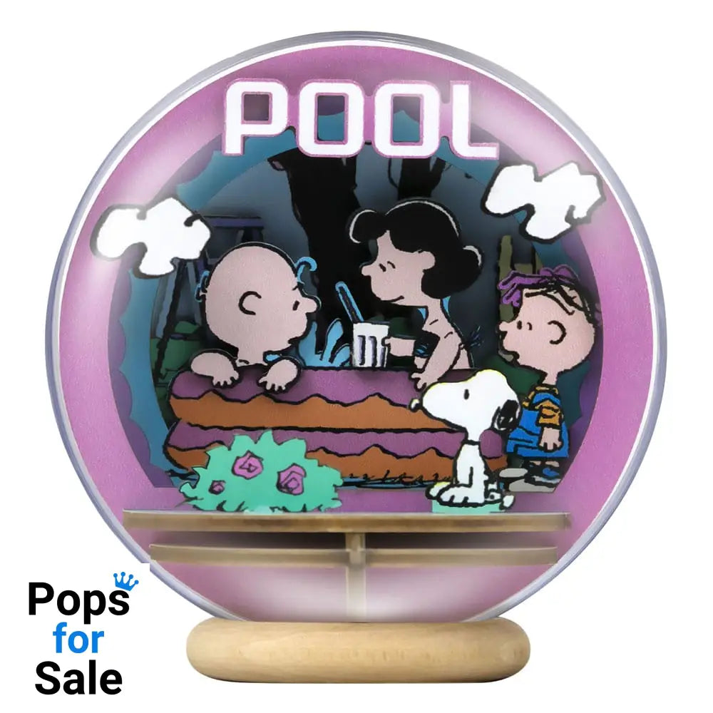 Peanuts Puremind Model Kit Wooden Theater Globe Cool Pool