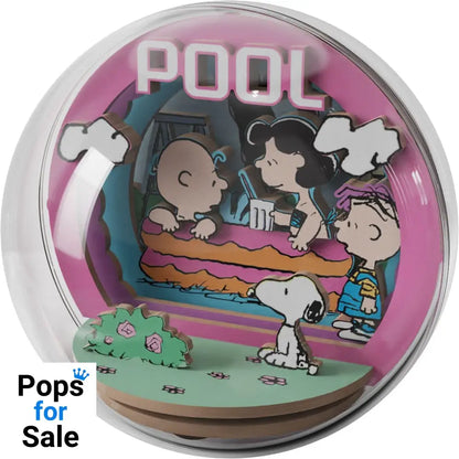 Peanuts Puremind Model Kit Wooden Theater Globe Cool Pool